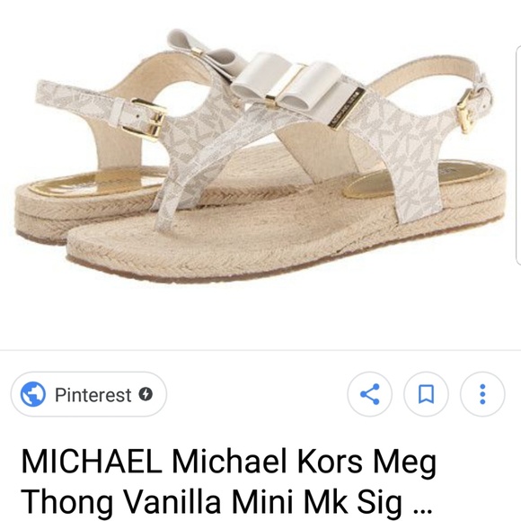 MICHAEL Michael Kors Shoes - Michael Kors Meg sandles Vanilla Mono